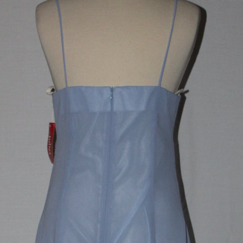 NWT Juliet #1954 Pebble Georgette Bridesmaid Dress- Sizes, S, L-PERIWINKLE BLUE - Picture 3 of 5